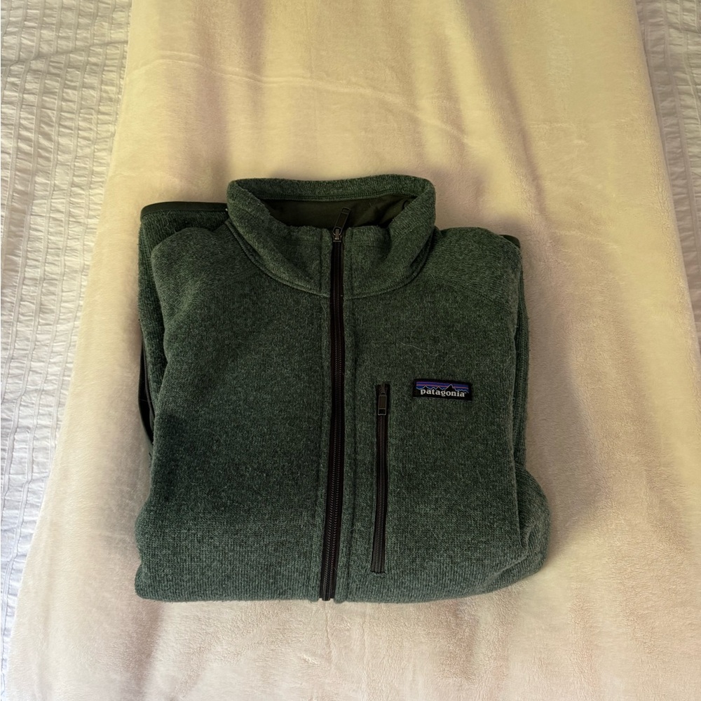Patagonia Green Zip-Up Fleece